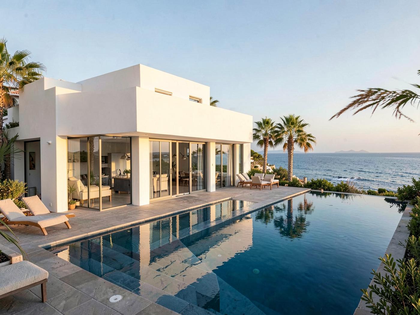 Modern Villa with Pool in Magaluf, Calvià